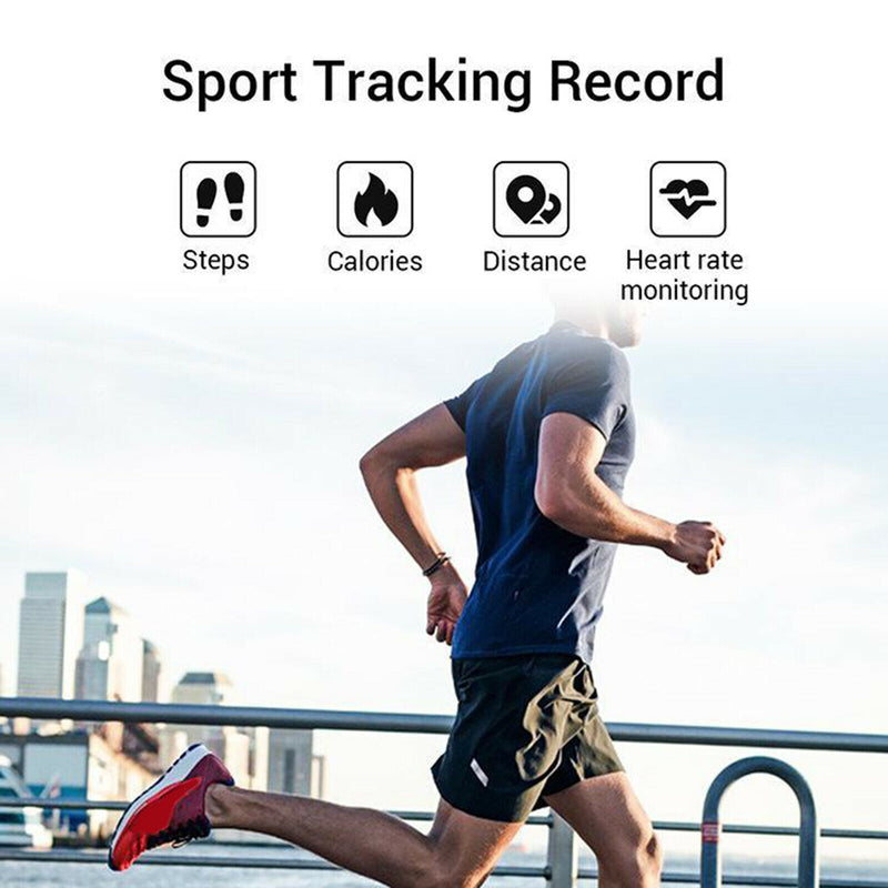 Smart Watch Fitness Tracker Sports Bracelet Heart Rate Monitor Women Black