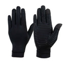 2 Pairs Black Compression Gloves Running Driving Winter Warmer for Men Women