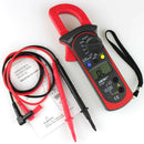 Digital LCD Clamp Multimeter Voltmeter Ammeter Ohmmeter Volt Tester Red