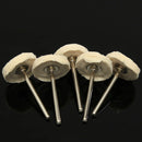 10Pcs 25mm Round Polishing Wheel Cloth Felt Polishers Pad Pads for Tool