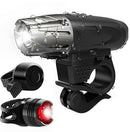Cycling Bike Light Bicycle Led Headlight Usb Rechargeable Headlight + Taill