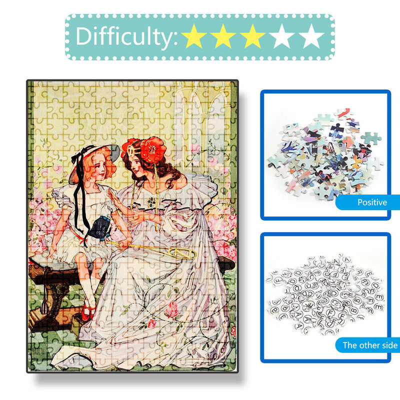 1000pcs Mother and Daughter DIY Jigsaw Puzzle Painting Picture Decoration