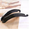 Large Black Long Banana Clip Fish Clip Grips Ladies Hair Accessory U4E3