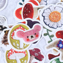 46Pc Stationery Stickers Pack Posted Planner Scrapbooking Memo Stickers Suppl BX
