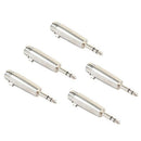 5Pcs XLR 3Pin Female to 6.35mm 1/4 Stereo Jack Male Plug Audio Cord Mic Ada D1J1