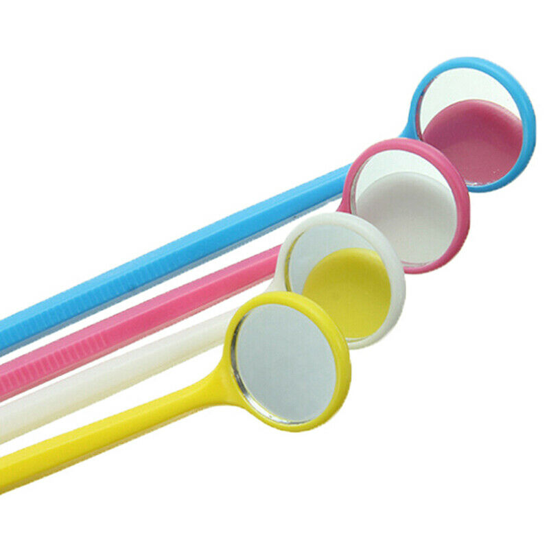 1x Plastic Dental Mirror Dentist Tooth Cleaning Inspection Hygiene Tool Rando Hn