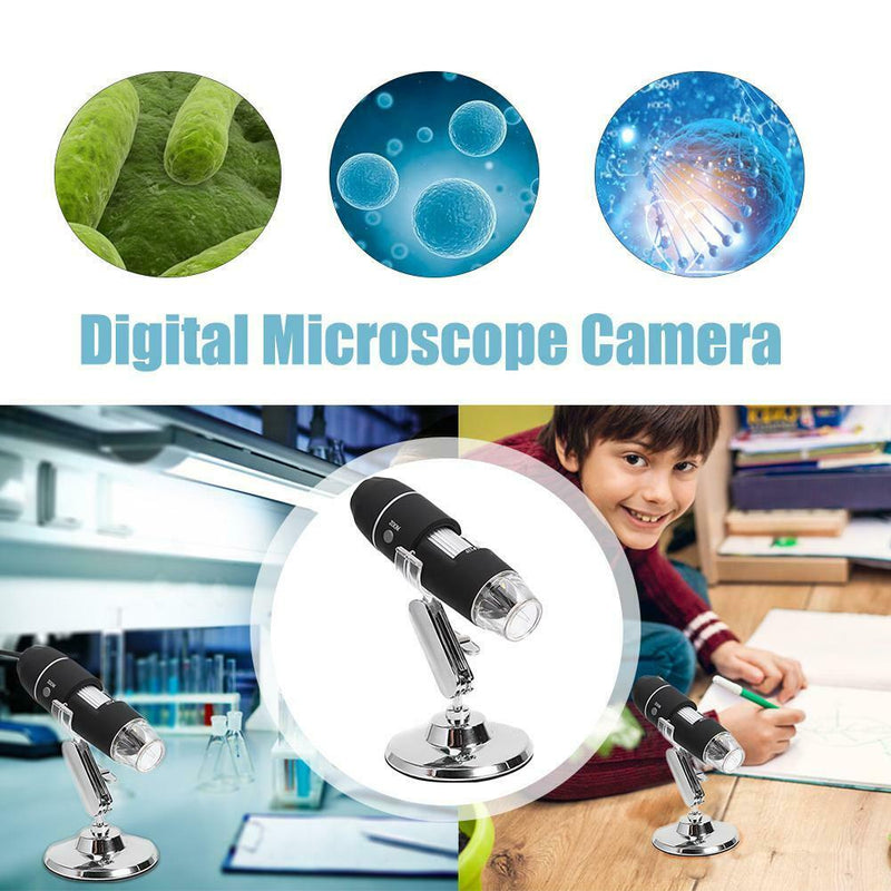 40 to 1000x Magnification Endoscope 8 LED USB 2.0 Digital Microscope Magnifier