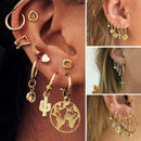 Cactus Love Stud Earrings Set Women P8Z0