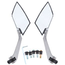 Universal Motorcycle ATV Rear View Mirror Scooter for Yamaha LY149QMG Gray