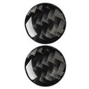 For Audi A6 A7 2012-2018 2pcs Carbon Fiber Air Conditioning Knob Cover Stickers