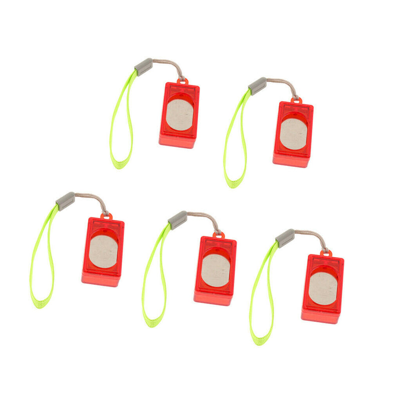 5x Dog Pet Click  Bark Training Obedience Agility Trainer Aid Useful