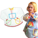 Waterproof Long Sleeve Artist Painting Apron Smock for Kids Toddler Craft