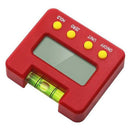 Mini Digital Inclinometer Box Protractor Angle Finder Level Bevel Gauge,Red