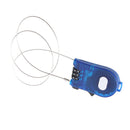 Retractable 3 Digit Combination Cable Lock for Bike Bicycle Luggage Suitcase Bag