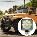 1Pc 9-30V 27W Square 9 LEDs Work Light Fog Lamp Truck ATV E8X4 Off-Road SU V2Y2