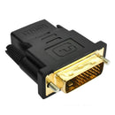 HDMI to DVI D 24+1/ 25 Pin Adapter Female 1080P for HDTV Plasma DVD Projector PC