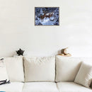 5D Diamond Painting By Number Kits Winter Snow & Deer Rhinestone Pictures