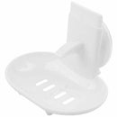 Fashion dual-strong suction cup soap box soap dishes bunk water bath basket