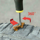 Car Tubeless Tyre Tire Puncture Repair Plug Kit Needle Repairing Tool Patch V4W0