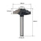 #13 Cabinet Door Chamfer Carving Mill CNC Engraving Router Bit 6.35mm Shank