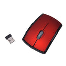 1200 dpi Wireless Mouse Gaming Mouse LED Foldable 3 button 2,4GHZ Red + Bla
