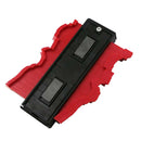 2 Pieces 120mm Irregular Profile Measuring Gauge Contour Duplication - Red