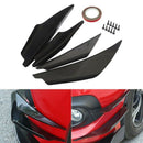 4Pcs Front Bumper Canards Splitter Body Diffuser Fins Body Spoiler Canard U B4T3