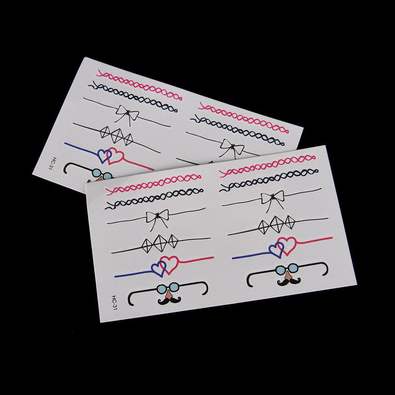 2XDIY Ring Removable Waterproof Temporary Tattoo Body Stickers Gift  Pip HMTOCA