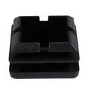 Square Table Chair Leg Tube Pipe Feet Insert Cap 25mmx25mm 30pcs Black T8H4