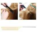 4Pcs ABS Fine Sectioning Weave Highlighting Foiling Hair Comb for Salon Brush