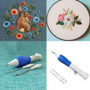 3Pcs DIY Embroidery Pen Set Knitting Sewing Tool Kit Punch Needle Stitching S2N3