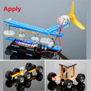 6pcs/pack Motor Synchronous Belt Plastic Sheave Pulley Wheel 6~24mm for DIY Car