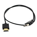 USB To HDMI Cable 0.5m, USB To HDMI Charging Cable Cord Adapter for DVD HDTV