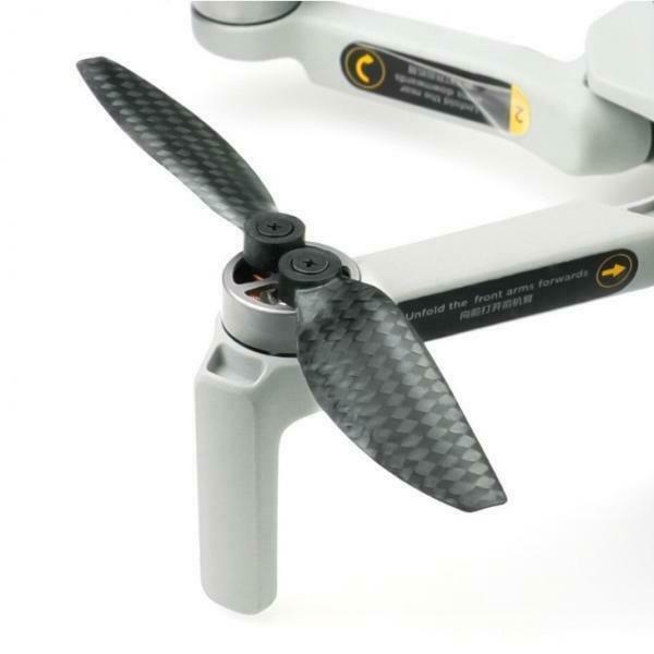 8pieces Carbon Fiber Propellers Replacement For DJI Mavic Mini Accessories Black