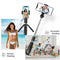 L01 Foldable Bluetooth Selfie Stick Live Video Mini Phone Tripod w/ Control