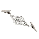 5X(Women Cardigan Sweater Blouse Pin Shawl Brooch Flower Clips Shirt Colla E8R3)