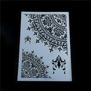 flower layering stencils for walls painting scrapbook stamp album decorative PES