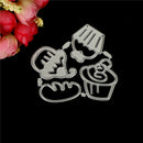 Happy Birthday cake framed Metal Cutting Dies Scrapbooking Card CraftJClj