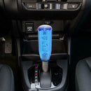 Bubble Crystal Car Gear Shift Knob Manual Gear Stick Lever Knob (Blue)