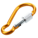 10Pcs Assorted Color Aluminum Alloy Carabiner Clip Hook Bottle Holders T2G3