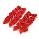 12X Bow Christmas Tree Decoration Xmas Bowknot Party Garden Wedding Ornament ES