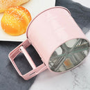 Stainless Steel Flour Sifter Handheld Powder Flour Sieve Icing Sugar Manual W2Z1