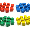 10Pcs 16MM Blank Dice Paintless Plain Poker Dice Chess Teaching Dice@