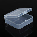 1x Small Plastic Clear Transparent Container Case Storage Box Organizer Tool