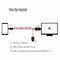 USB to HDMI Adapter Converter Cable AV HD For IOS Phone Android For MHL L7J8