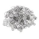 100 Pcs Heavy Duty Small Wide D Ring Shape Nail Non-Trace Frame Picture Hangers