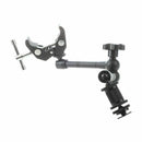 11" Inch Friction Articulating Magic Arm + Super Clamp Crab Plier Clip for
