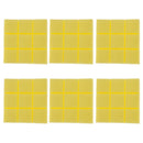 6pcs Acoustic Foam Sound Absorption Panels Sound Isolation Foam Yellow Color