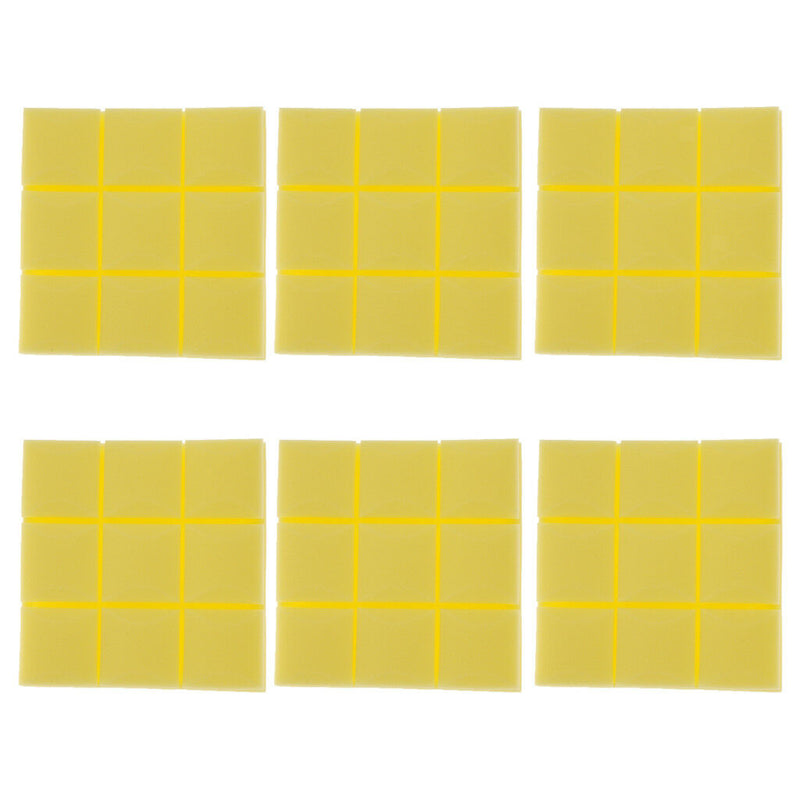 6pcs Acoustic Foam Sound Absorption Panels Sound Isolation Foam Yellow Color