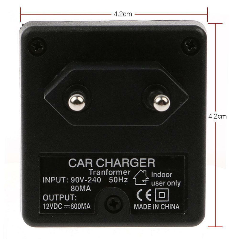 AC to DC Power Adapter Converter Car Cigarette Lighter Socket Charger For EU New